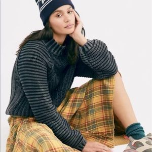 Free People Sweater Sweetheart Chunky Rib Knit